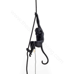 Pendant design lamp  MONKEY by Seletti (Black)