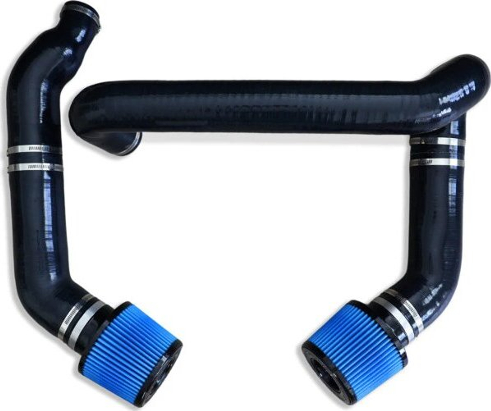 Система холодного впуска Burger Motorsports BMW M2/M3/M4 G8x S58 Front Mount Performance Silicone Intake - Blue Filters
