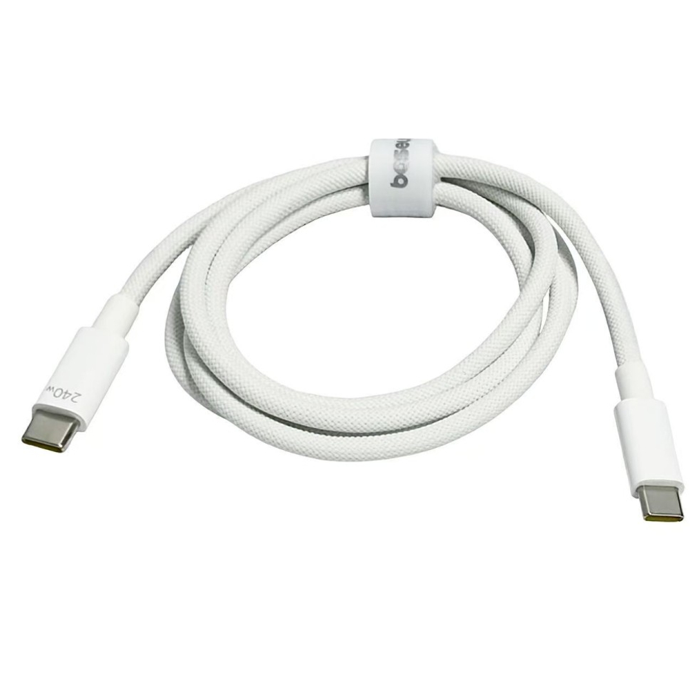 Кабель-зарядка Type-C на Type-C Baseus 240W 1м (E0427702) белый