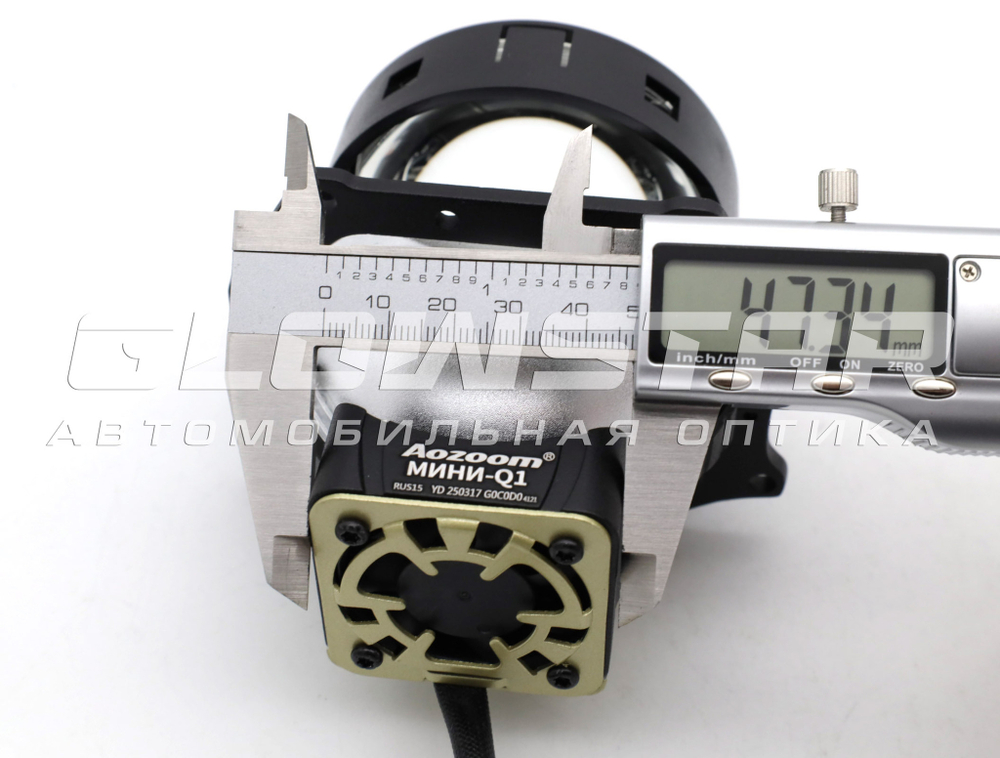 Билед модули Aozoom МИНИ-Q1 3.0 дюйма, 2 чипа, 5500K, 12V, 53W/62W, крепление 3R (комплект, 2шт)