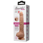 Телесный вибратор-гигант с выносным пультом 28см Baile Dick BW-008038Z