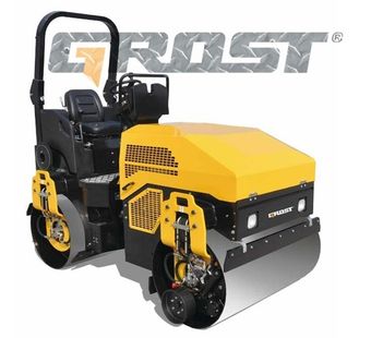 Виброкаток GROST VR3100KS тандемный дорожный - [2850 кг / Yanmar 3TNV88]