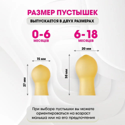 NIP Соска пустышка, латекс "Cherry", для девочек, размер 1 (0-6 мес) красный/коричневый