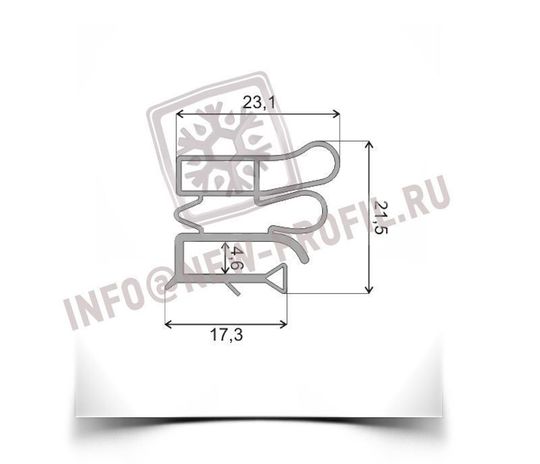 Уплотнитель для морозильного ларя типа "сундук" ITALFROST CF 500 S размер 1380*610 мм(002/012 АНАЛОГ)