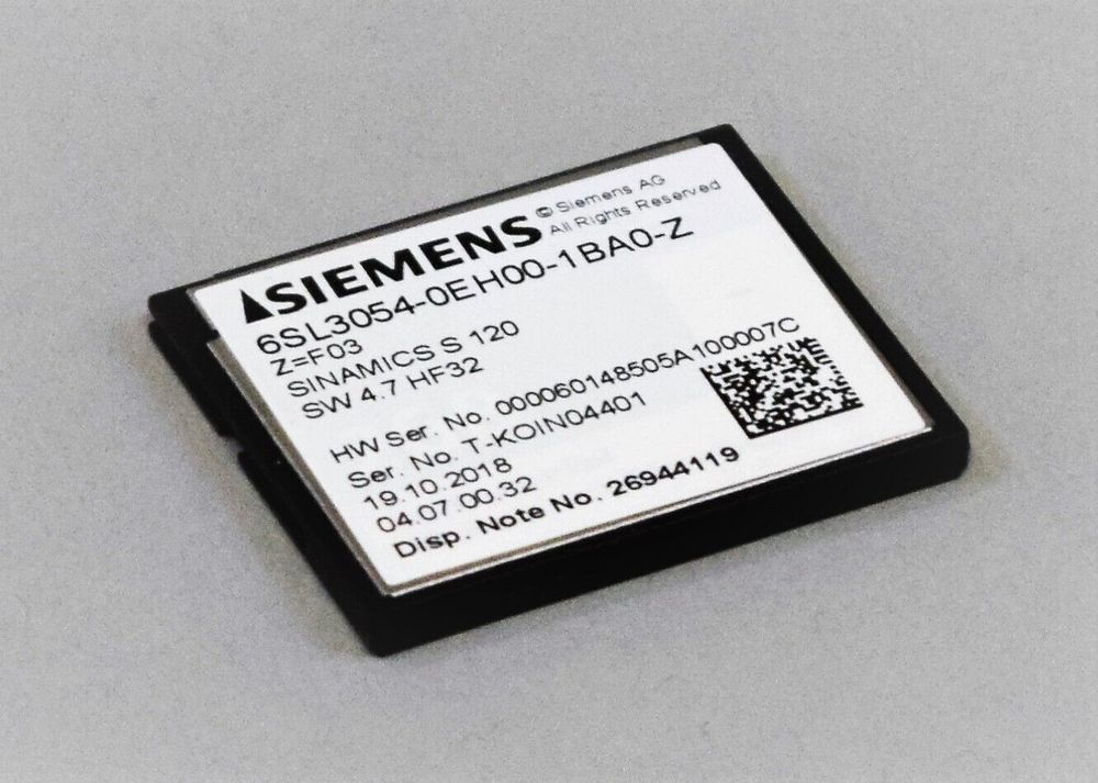 SIEMENS 6SL3054-0EH00-1BA0-Z;Z:F03 SIEMENS 6SL3054-0EH00-1BA0-Z;Z:F03