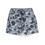 A Bathing Ape City Camo Ape Head One Point Beach Шорты серый