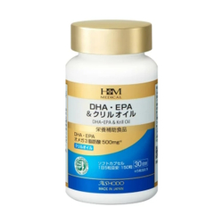 Биодобавка с Омега-3 и маслом криля AISHODO DHA・EPA & Krill Oil