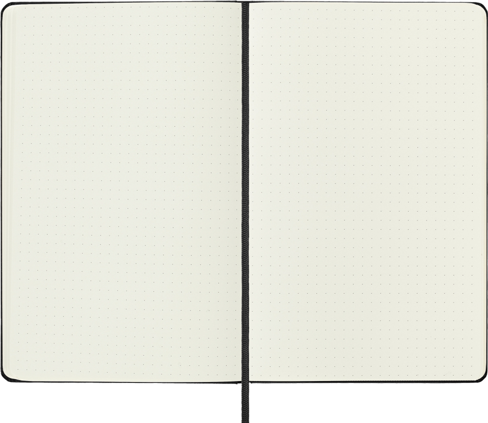 Блокнот Moleskine Classic (QP066) Large 130х210мм 240стр. пунктир твердая обложка черный