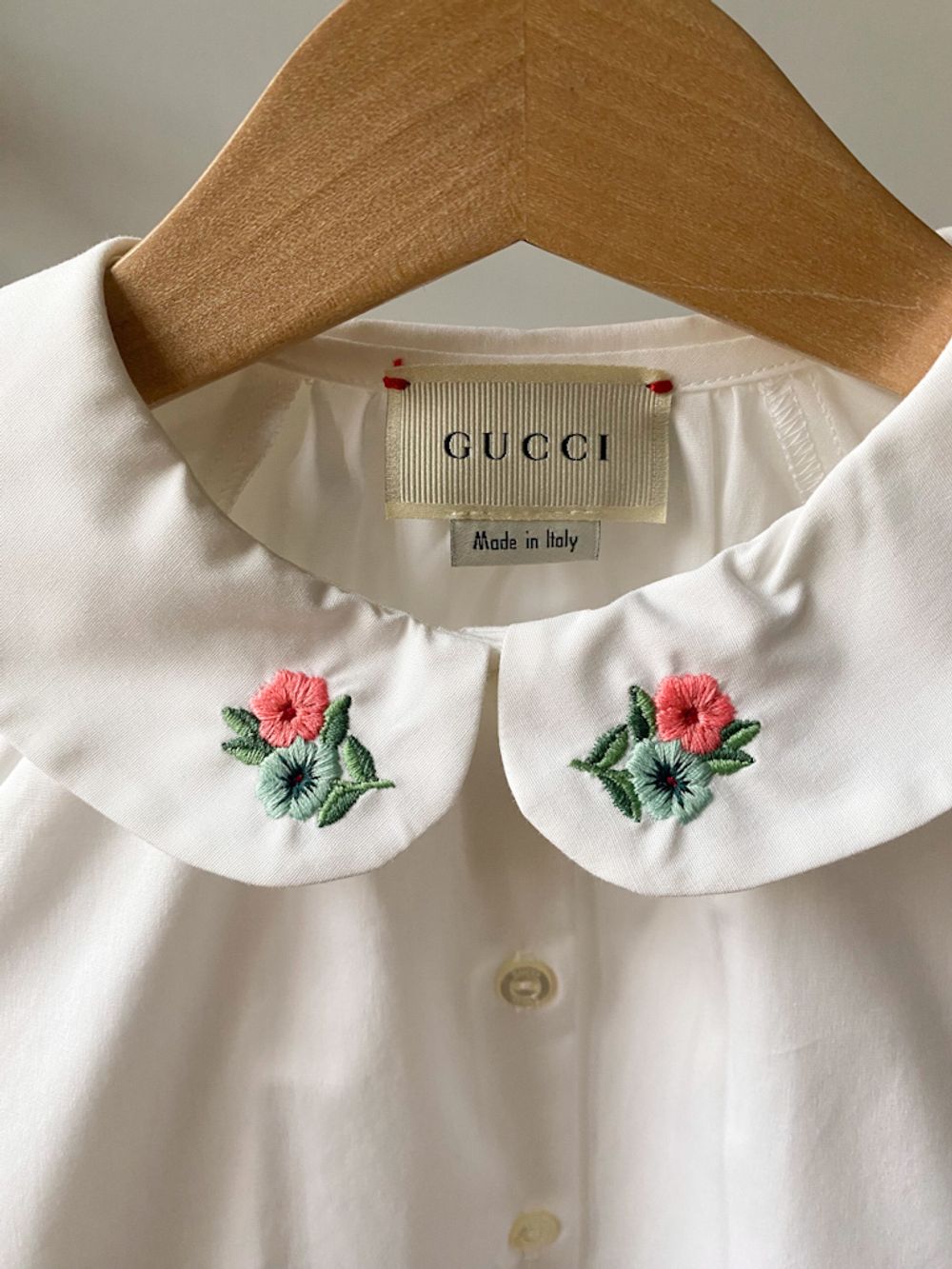 Новая хлопковая блуза Gucci, 98