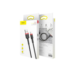 Usb Кабель-зарядка Lightning Baseus Cafule 1.5A 2м (CALKLF-C19) черно-красный