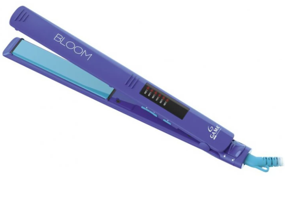 Щипцы-выпрямители GA-MA Elegance LED BLOOM фиолетовые терморегулятор130-230 С