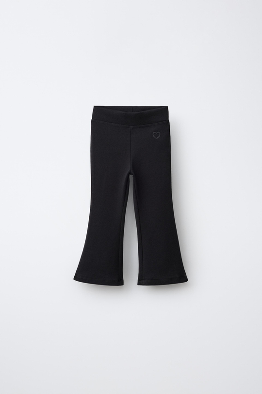 ZARA СПОРТИВНЫЕ ЛЕГИНСЫ FLARE, ЧЕРНЫЙ