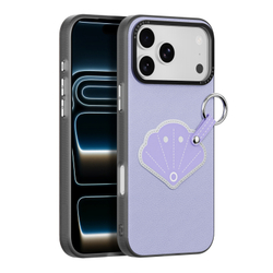 Чехол фиолетового цвета (Shell Edition) для iPhone 17 Pro Max, серия Luvy Series (со съемным ремешком) от Dux Ducis