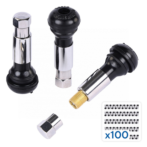 NORDBERG (TR414C) Вентиль для бескамерных шин хромированный, 100 шт