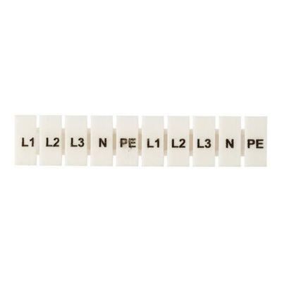 Маркеры для JXB-ST 2.5 с символами "L1. L2. L3. N. PE" (уп.100шт) PROxima EKF zb-st-2.5-L-1-3