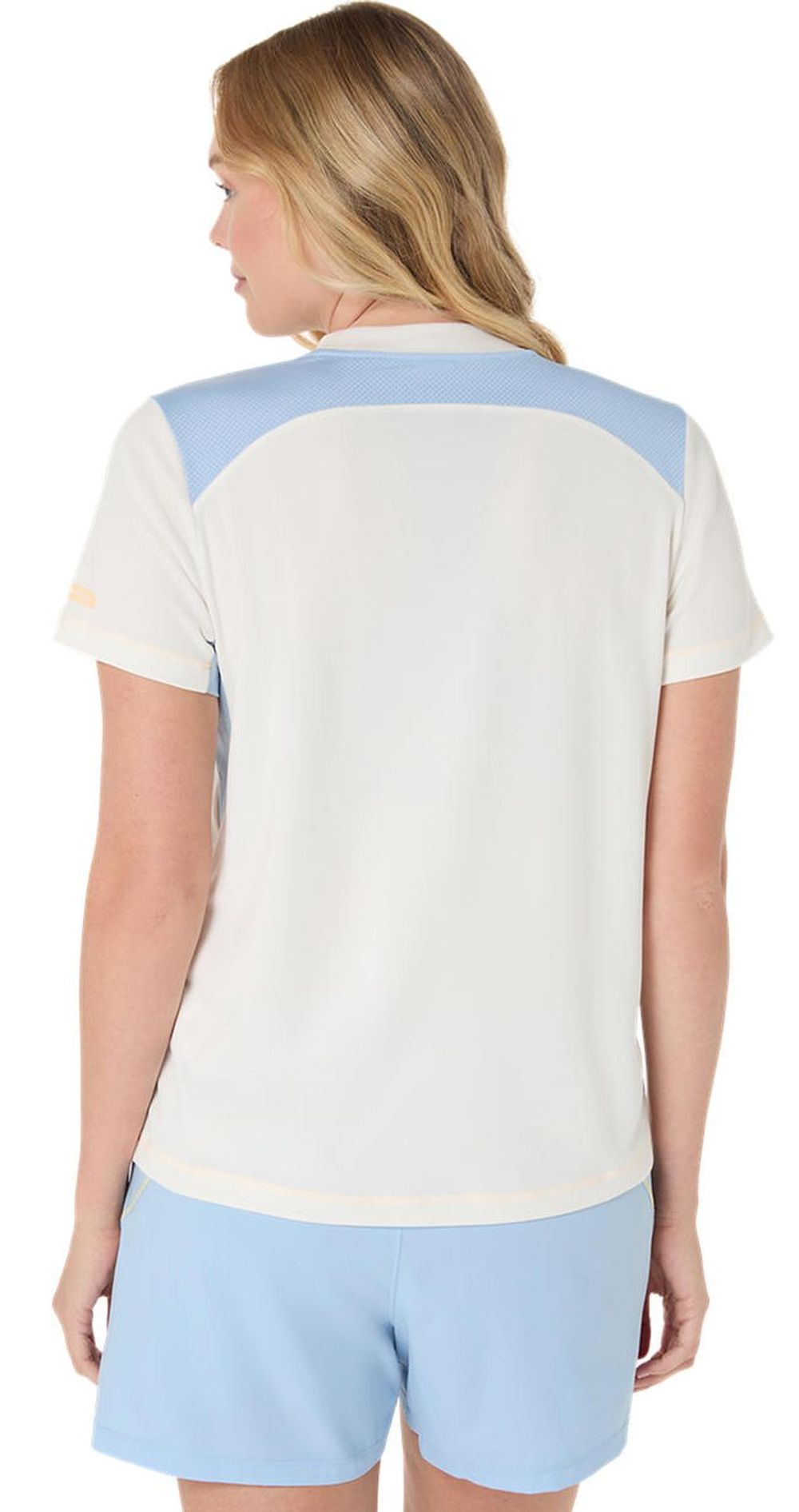 Женская футболка Asics Padel Court Short Sleeve — cream/stone wash