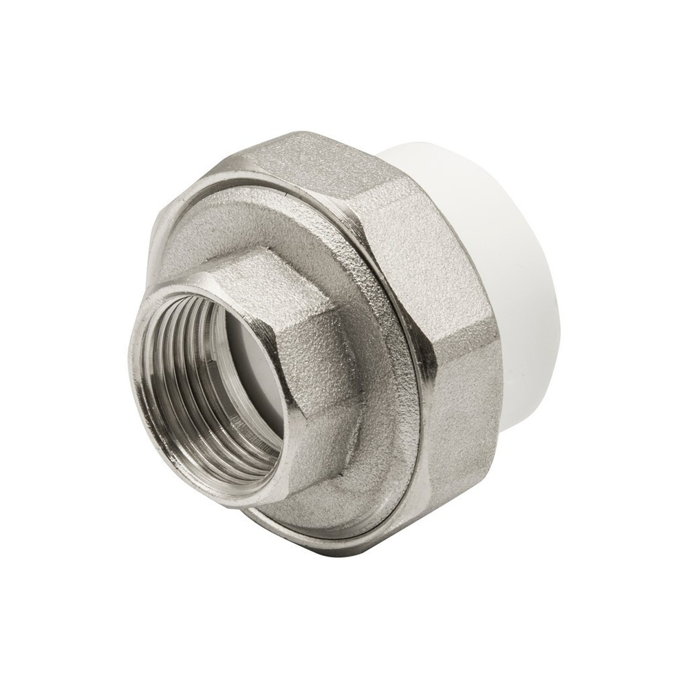 Муфта комб. разъемная, вн 32х3/4" EVER®  БЕЛЫЙ (Россия)