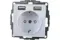 Розетка Systeme Electric ATLASDESIGN с заземлением со шторкой + 2 USB 2400мА белая 34573