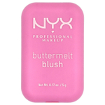 NYX Professional Makeup, Buttermelt Blush, 01 My Butta Half, 5 г (0,17 унции)