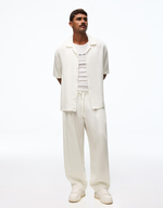 Мужские брюки baggy из рустикальной ткани - BERSHKA