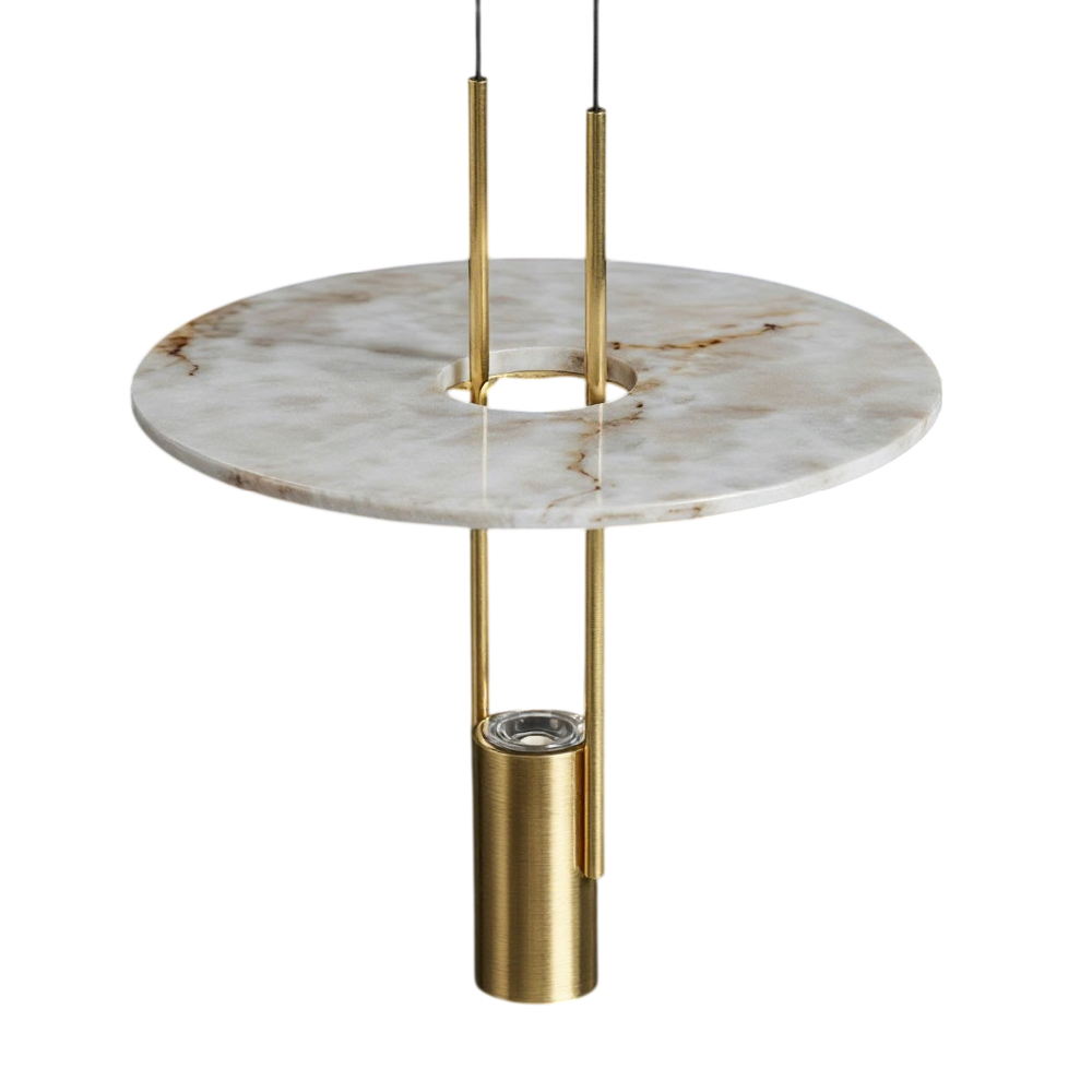 Подвесной светильник 26507P/1 Brass / White Alabaster