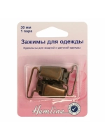 Застёжка для комбинезона 30мм 457.BR-Hemline