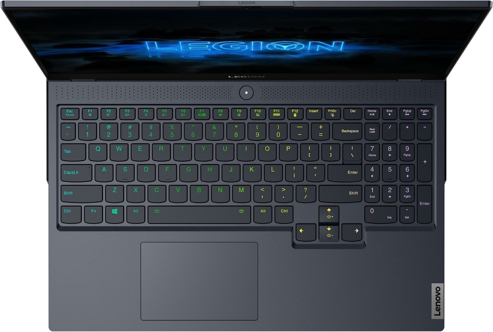 Ноутбук Lenovo Legion 7-15IMH05 Конфигурация: Intel Core i7 10750Н 2.6 ГГц/16 ГБ/512 ГБ SSD/nVidia GeForce RTX 2060 6 ГБ/Windows 11 Домашняя/15.6"/1920x1080 пикс. 144Hz/B1