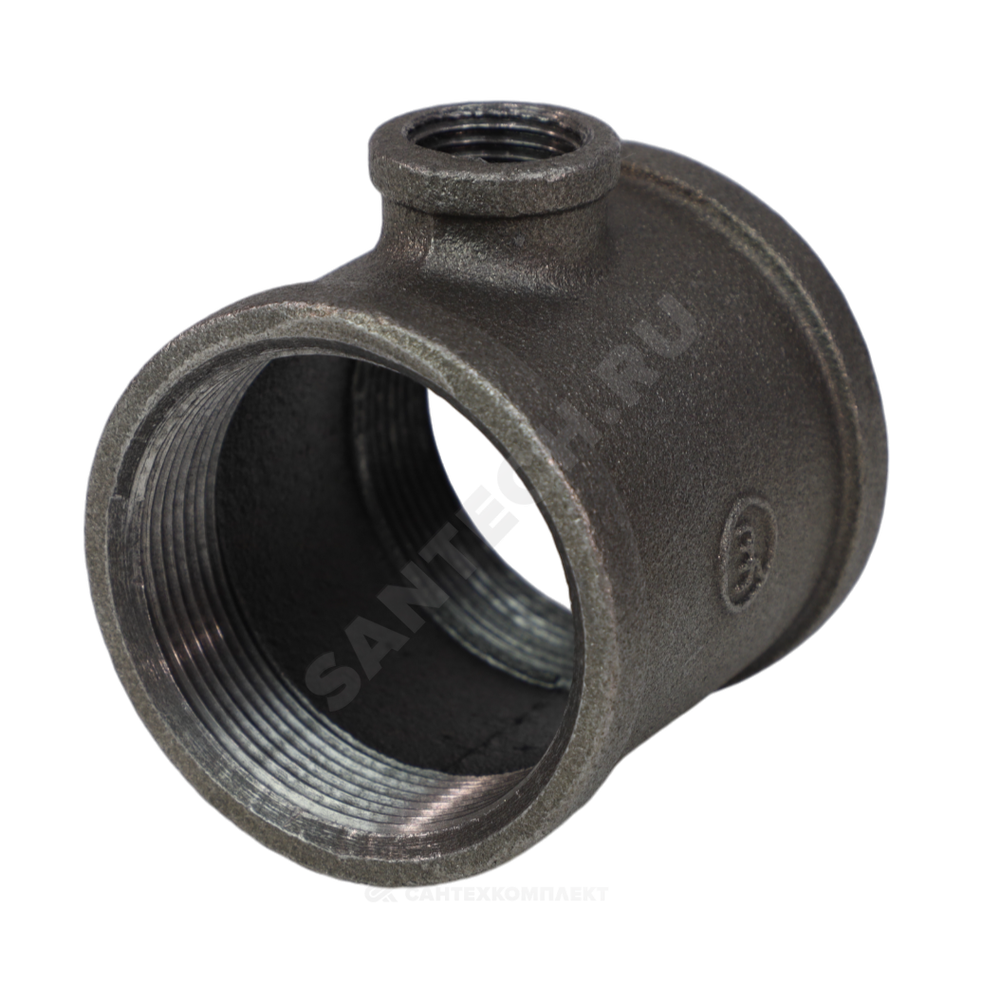 Тройник переходной чугун Ду 40х25 (1 1/2"х1") ВР/ВР Fittex PLUS