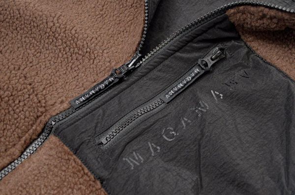Жилет Reversible fleece коричневый - фото 3