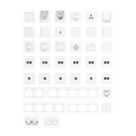 Рамка 1-я,  цвет матовый белый,  серия A07 Donel