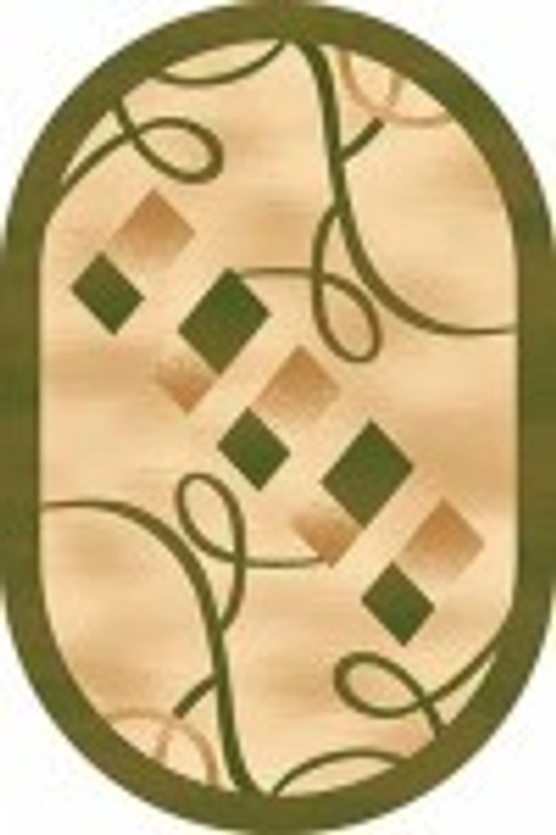 Kamea d054 GREEN Овал