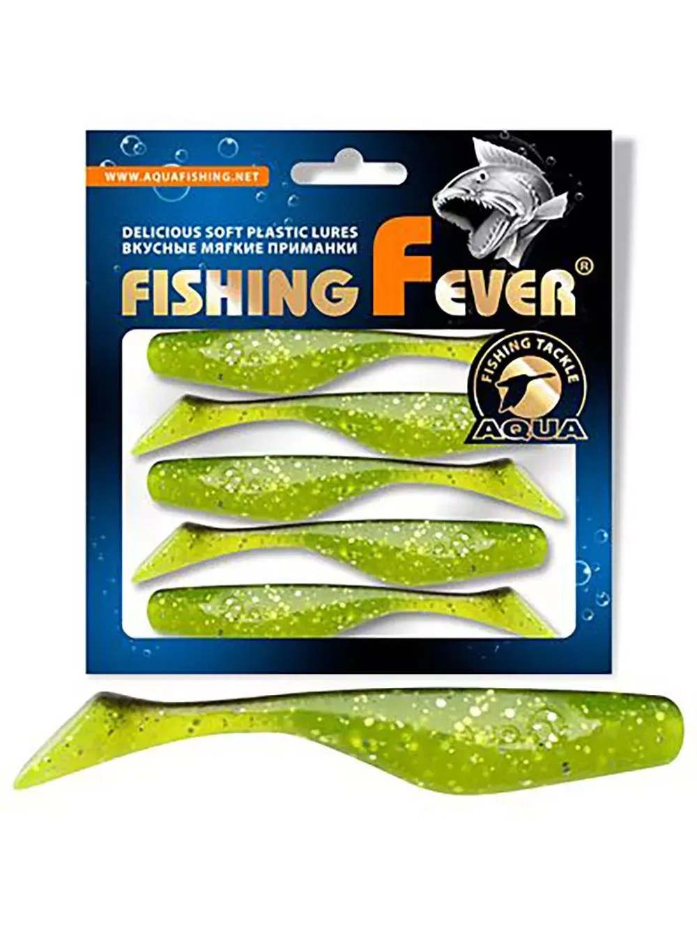 Мягкая приманка риппер FishingFever 8,0cm,5,8g,2 уп. по 5 шт