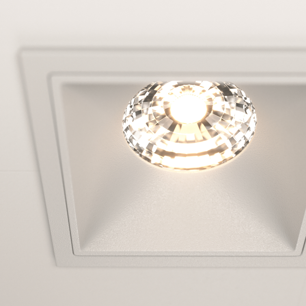 Встраиваемый светодиодный светильник Maytoni Alfa LED DL043-02-15W3K-SQ-W