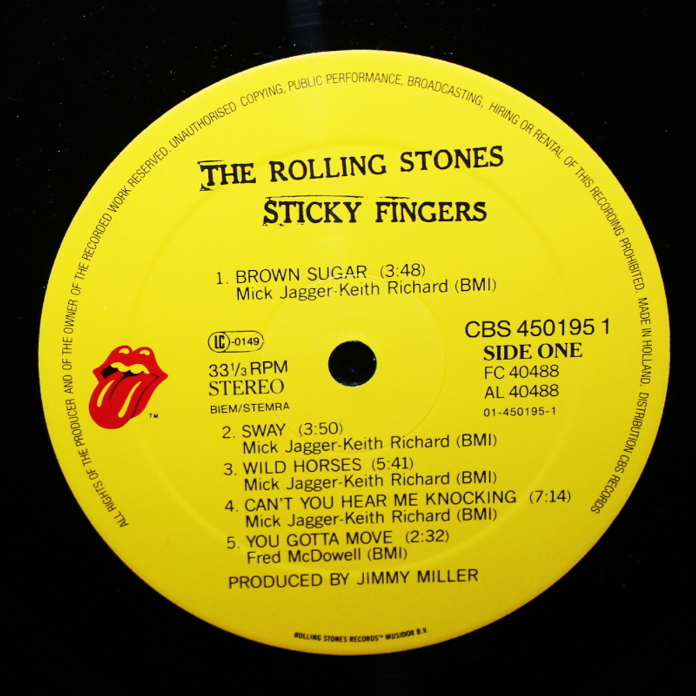 The Rolling Stones / Sticky Fingers (LP)