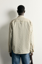 РУБАШКА СВОБОДНОГО КРОЯ В ПОЛОСКУ — ZARA · 2933/303