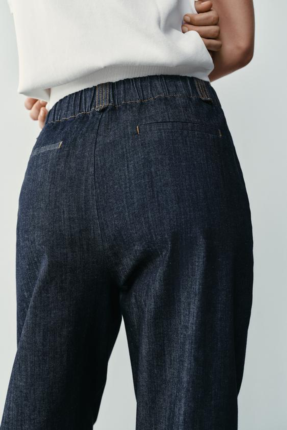 ZARA ДЖИНСЫ Z1975 CARROT FIT, ИНДИГО