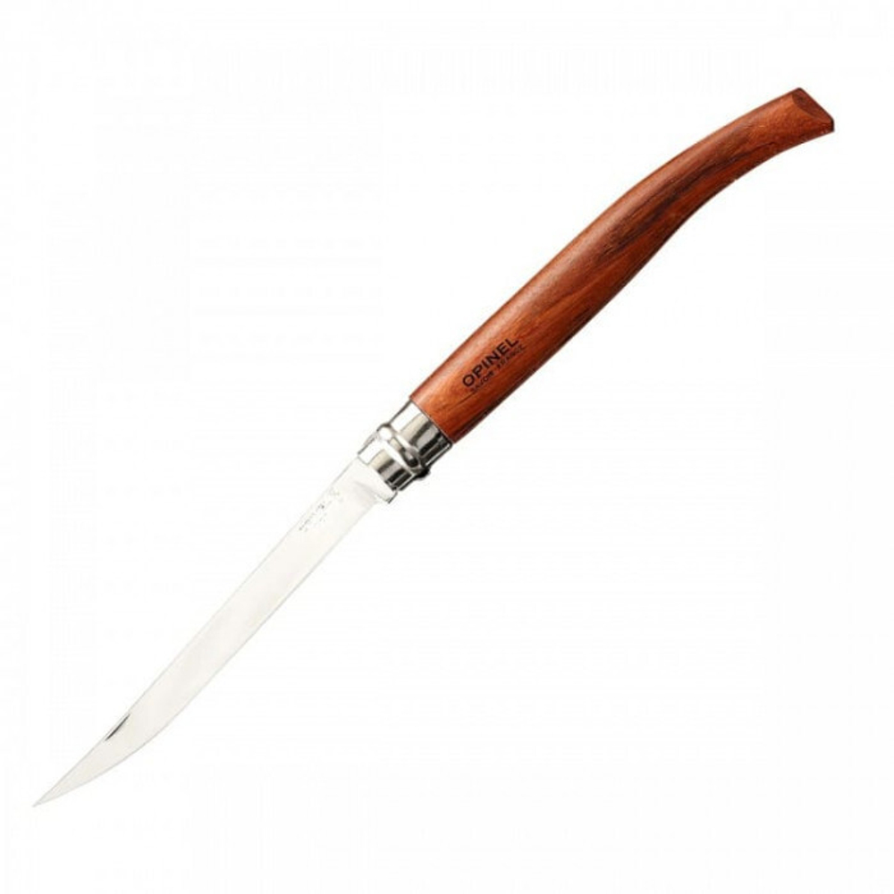 Филейный нож Opinel №15, нержавеющая сталь, рукоять бубинга
