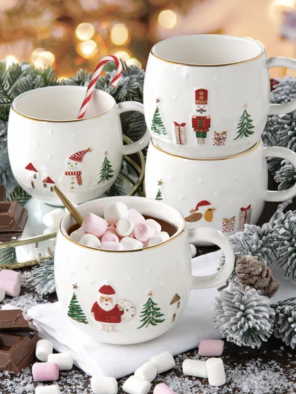Кружка let it snow, santa, 400 мл