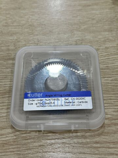 Фреза cutter прямая CH 0020 XC 70x1.3x25.4 (карбид) для станка 100E1  Арт.14479