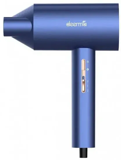 Фен для волос Deerma DEM-CF15W, синий