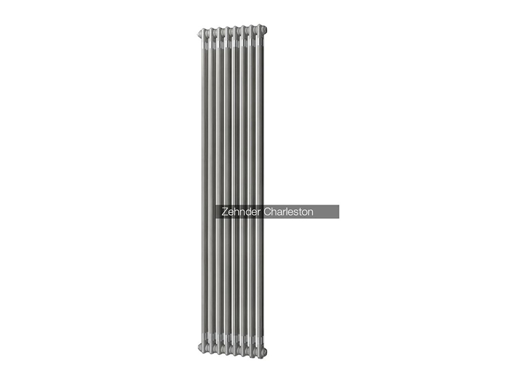 Радиатор трубчатый Zehnder Charleston Retrofit 3057, 10 сек.1/2 ниж.подк. 0325 TL (кроншт.в компл)