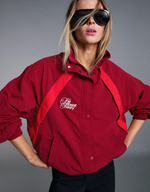 Женская легкая куртка с вышивкой - BERSHKA