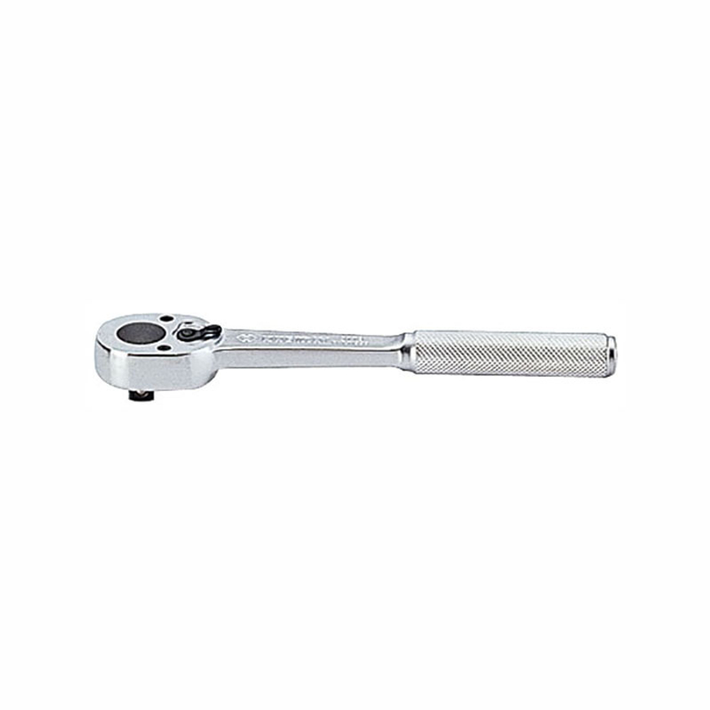 KING TONY (3779-08F) Трещотка 3/8", 200 мм, 32 зубца, флажковая, фиксатор