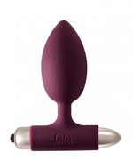 Анальная пробка с вибрацией Spice it up New Edition Perfection Wine red (Цвет: темно-красный)