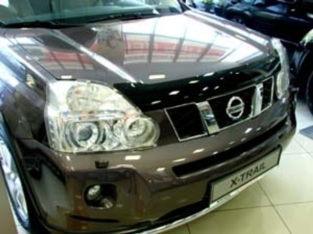 Дефлектор капота темный NISSAN X-TRAIL 2007-2014
