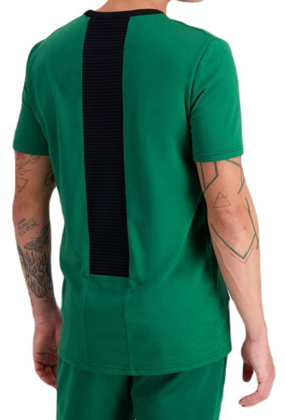 Мужская теннисная футболка Le Coq Sportif TECH Tee Short Sleeve N°1 SS23 - vert foncé camuset