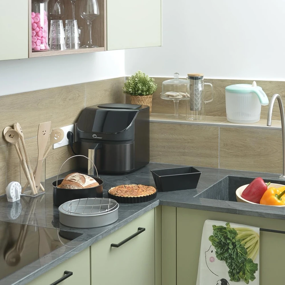 Форма для выпечки тарта и киша в аэрогриле со съёмным дном Patisse Air Frying 20 × 2.5 см