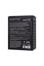 Анальная втулка Erotist Hidro черная 8,5 см