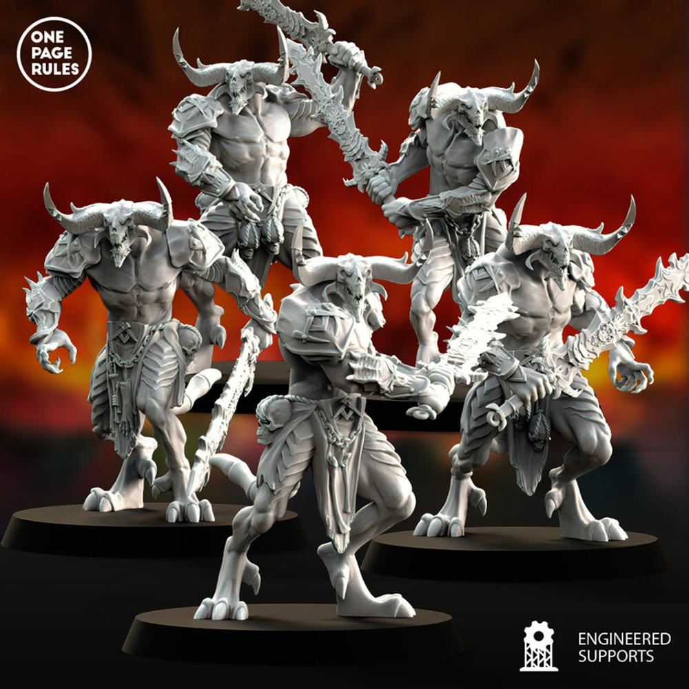 Grand Alliance Chaos Blades of Khrone Daemons Of Khorne Bloodletters 1 шт. миниатюра для dnd, днд, pathfinder, фентези, Настольная игра, НРИ, Варгейм, РПГ