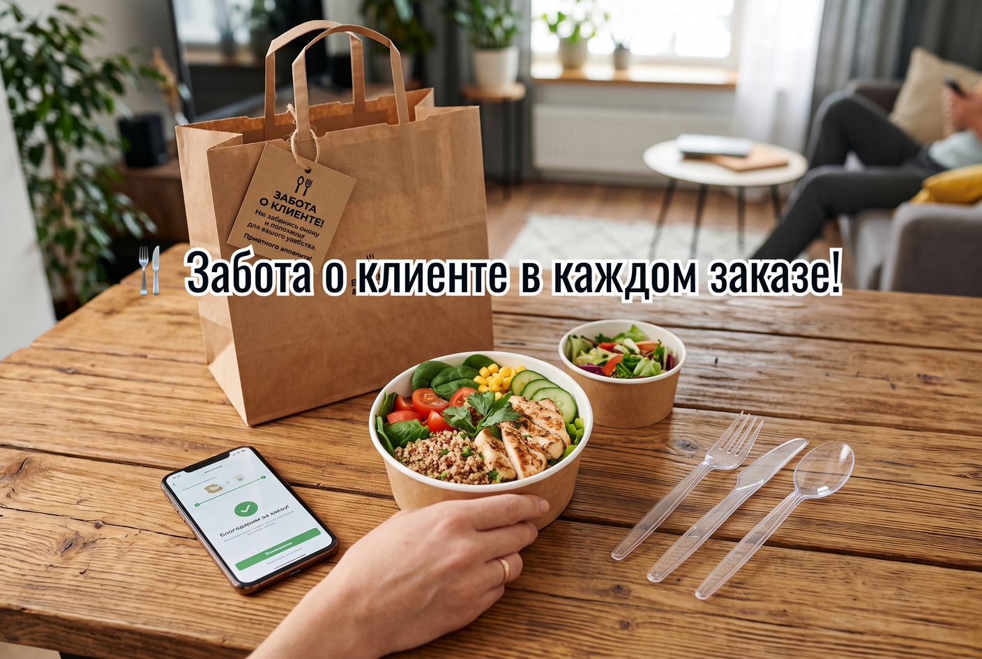 🍴 Забота о клиенте в каждом заказе!